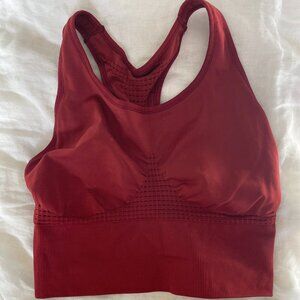 Sweaty Betty - Stamina Longline Sports Bra Falu Red Large
